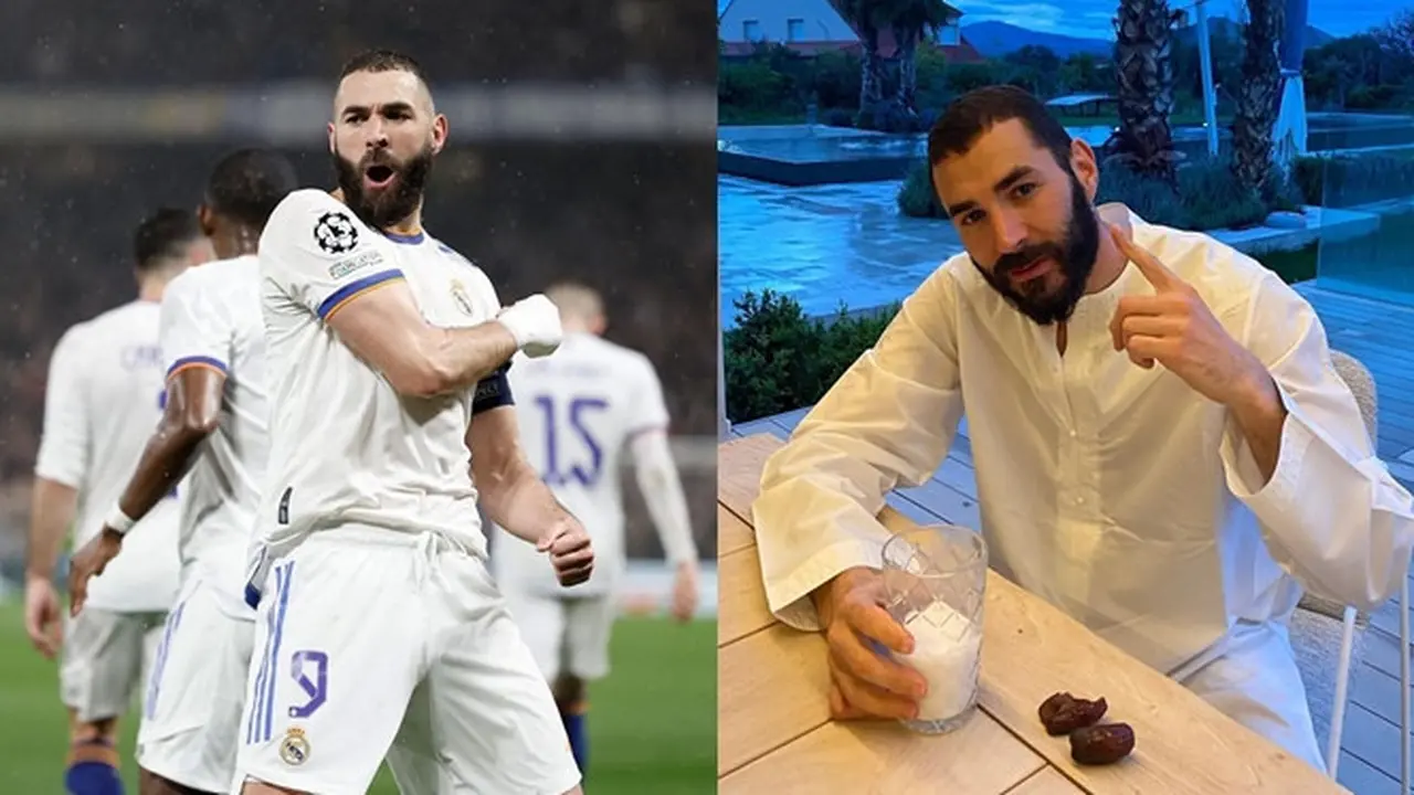 6 Potret Karim Benzema Pakai Busana Muslim, Tetap Puasa saat Sepak Bola
