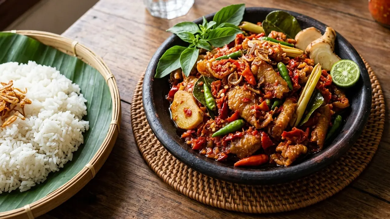 resep oseng mercon kulit ayam (AI Generated)