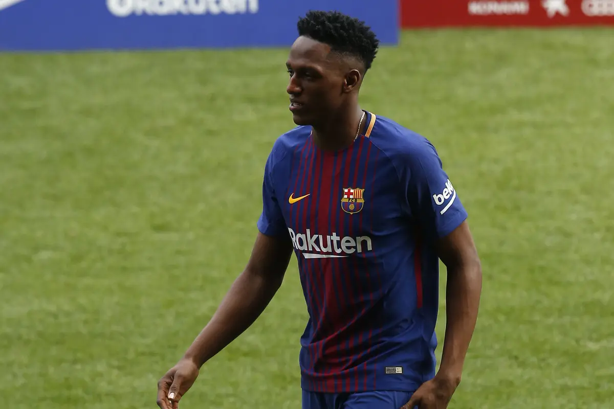 Yerry Mina, Barcelona, Camp Nou