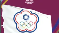 Piala Asia U-23 - Ilustrasi Bendera Chinese Taipei (Bola.com/Adreanus Titus)