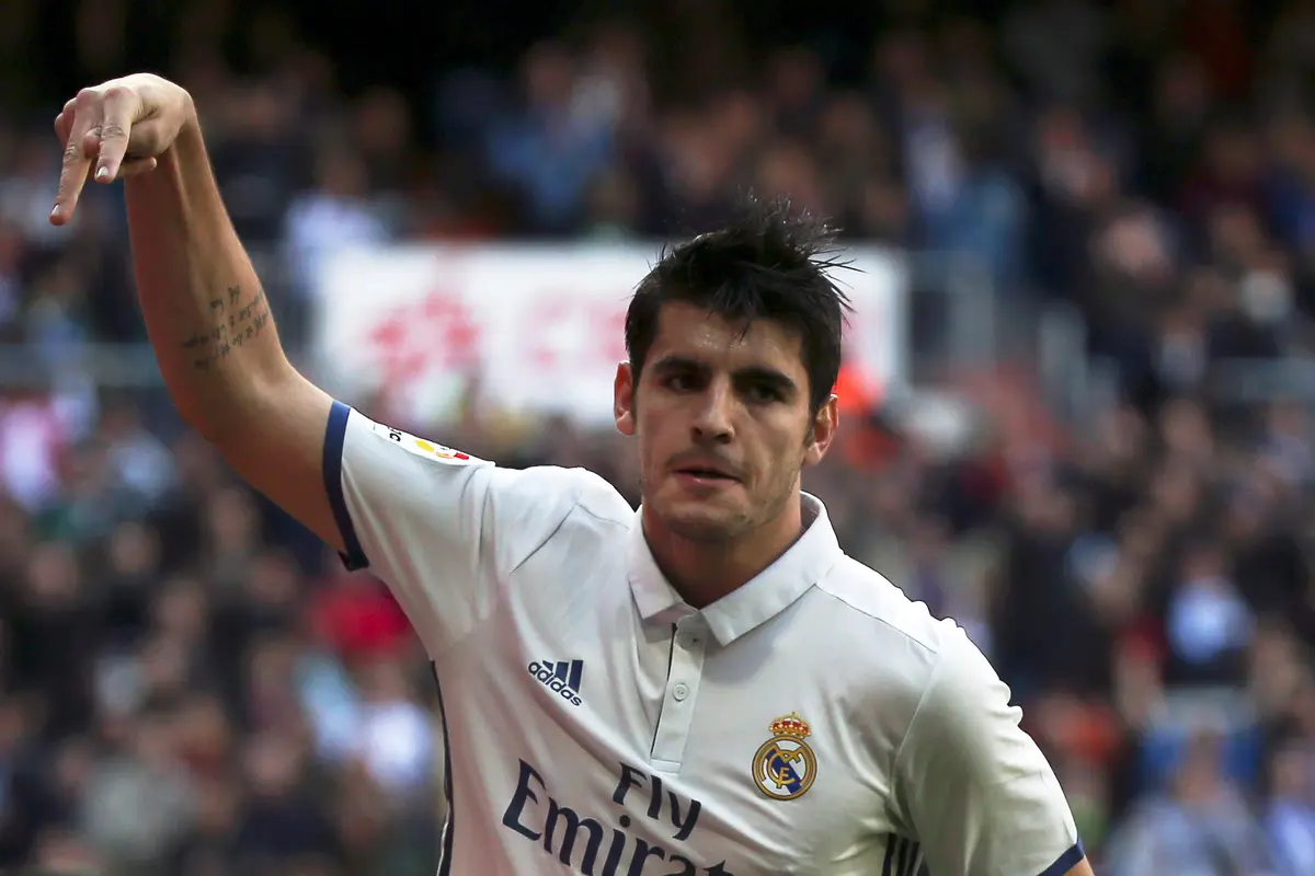 Manchester United (MU) memburu Alvaro Morata.