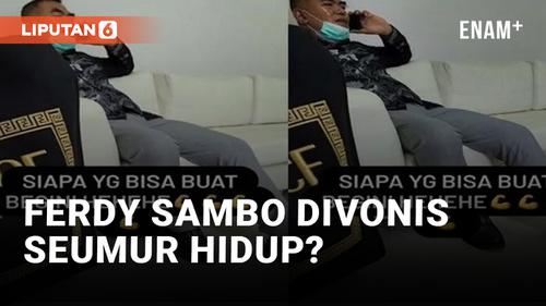 VIDEO: Bocor! Hakim Bakal Vonis Ferdy Sambo Seumur Hidup
