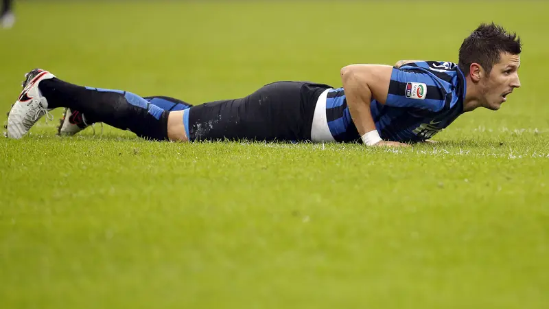 Stevan Jovetic jadi pahlawan Inter Milan pada laga International Champions Cup melawan Olympique Lyon, Senin (24/7/2017). 