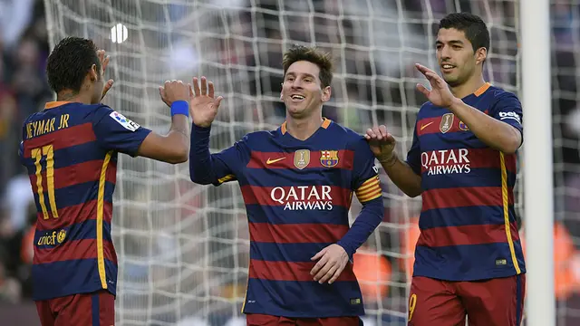 Messi, Neymar, Suarez