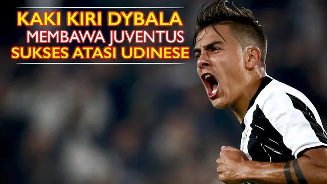 Video 2 gol Paulo Dybala yang dicetak melalui kaki kirinya dan berhasil membawa Juventus unggul 2-1 atas Udinese.