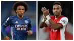 Arsenal tercatat sebagai klub Liga Inggris yang gemar memutus kontrak pemainnya sebelum kontraknya benar-benar berakhir. Melimpahnya pemain di tiap posisi menjadikan cara ini menjadi jalan tengah terbaik bagi pemain yang terpinggirkan untuk mencari klub baru. (Kolase Foto AFP)