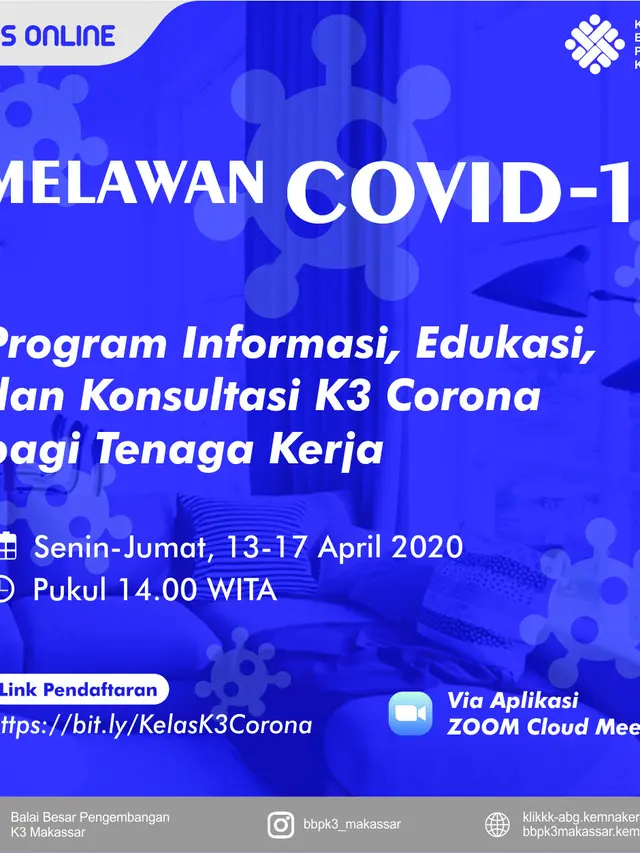 Kemnaker Gelar Pelatihan Online K3 Corona, Cek Daftar dan Jadwalnya di Sini!