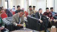 Ketua PD Muhammadiyah, Dr KH Facrur Rozi MAg, lulus dengan predikat cum laude dalam ujian promosi doktor di UIN Walisongo Semarang. Foto: liputan6.com/edhie prayitno ige&nbsp;