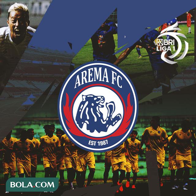 Liga 1 - Ilustrasi Logo Arema FC BRI Liga 1