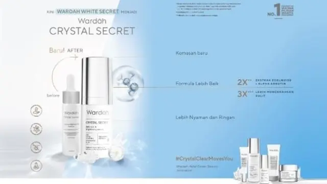 Dukung Perempuan agar Berani Berekspresi, Wardah Luncurkan Seri Terbaru Crystal Secret di Beauty Moves You The Experience