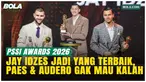 PSSI Awards 2026 digelar sebagai ajang apresiasi sepak bola nasional. Jay Idzes jadi pemain terbaik, Maarten Paes kiper terbaik, dan Emil Audero raih save terbaik dalam 17 kategori penghargaan.