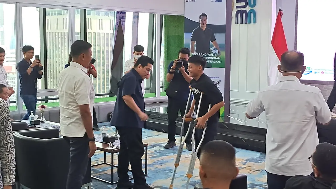 FOTO Erick Thohir dan Zanadin Fariz