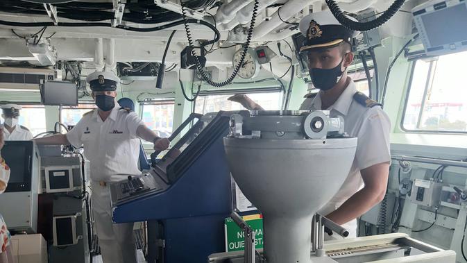 <p>Ruangan Bridge di HMCS Winnipeg. Dok: Tommy Kurnia/Liputan6.com</p>