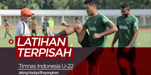VIDEO: Tiga Pemain Timnas U-22 yang Latihan Terpisah dari Rekan-rekannya