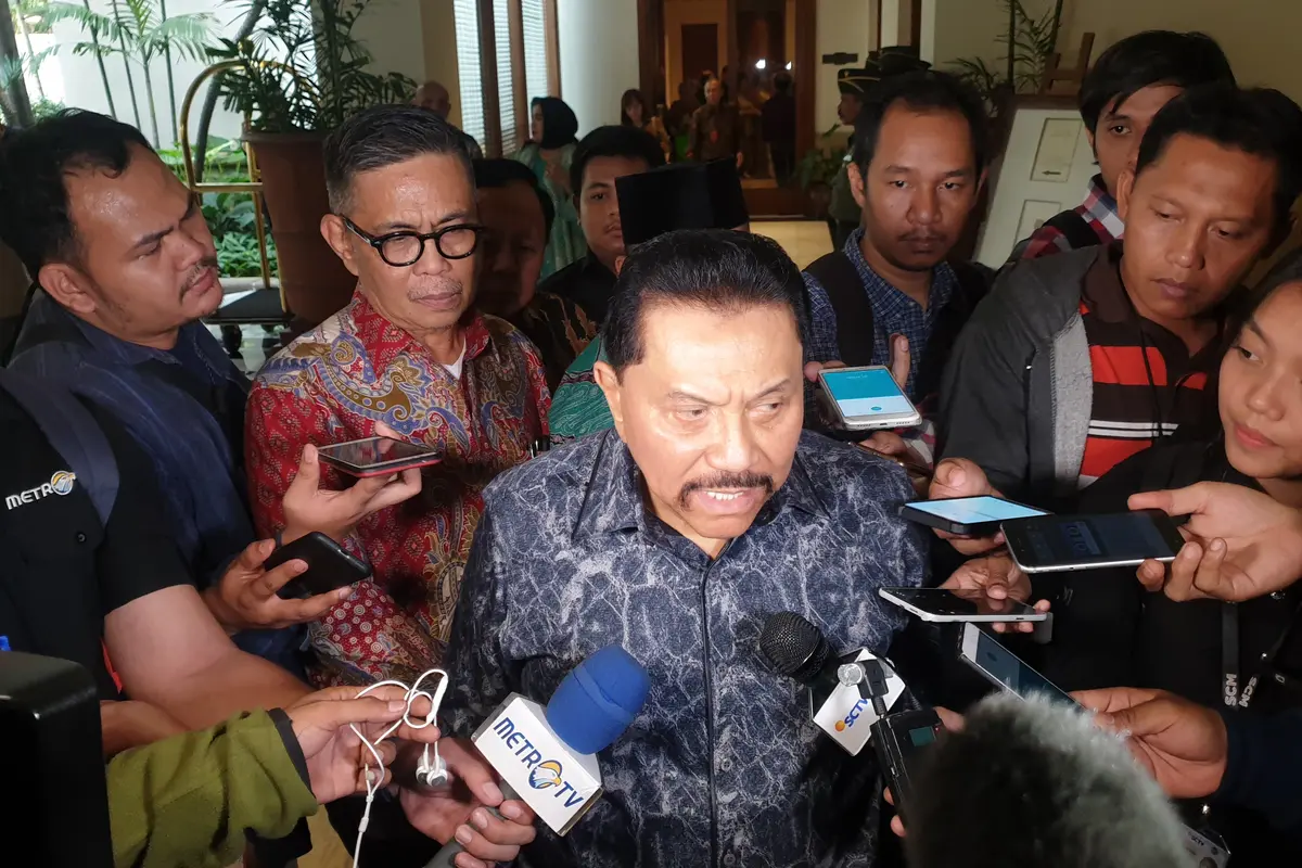 Mantan Kepala Badan Intelijen Negara (BIN) AM Hendropriyono di The Darmawangsa, Jakarta, Jumat (21/6/2019). (Liputan6.com/Nanda Perdana Putra)