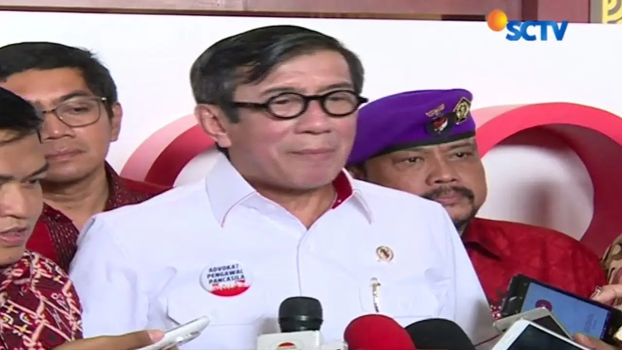 Menkumham Yasonna Laoly Persilakan Gugat Perppu Ormas ke MK dan PTUN