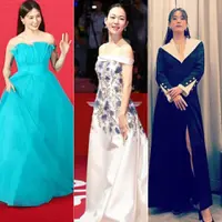Adu Gaya Busana Aktris Korea Selatan di Red Carpet Busan Internasional Film Festival. [Instagram]