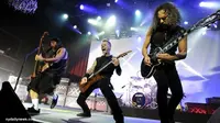 Isu FPI Sweeping Konser Metallica, Panggung dan Spanduk Masih Ada