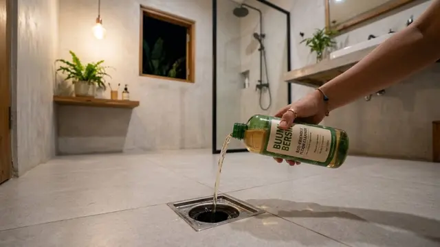 Mencegah Cacing Naik dari Saluran Pembuangan Kamar Mandi