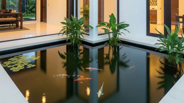 Kolam Ikan Minimalis di Sudut Rumah