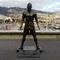 Patung Cristiano Ronaldo di depan CR7 Museum, di Funchal, Madeira, Portugal. (Bola.com/Reza Khomaini).