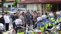 Gelar pasukan pengamanan mudik lebaran Idul Fitri 2024 Pemalang. (Foto: Liputan6.com/Polres Pemalang)