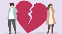 Ilustrasi putus cinta, patah hati.&nbsp;(Image by rawpixel.com on Freepik)