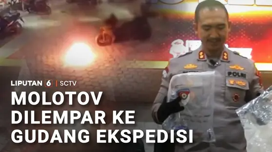 Molotov Dilempar ke Gudang Ekspedisi