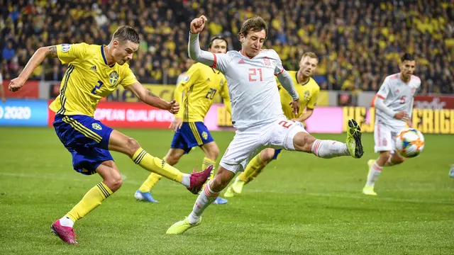 Tahan Imbang Swedia, Spanyol Lolos ke Putaran Final Piala Eropa 2020