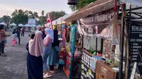 Suasana Bazar Ramadan di Alun-alun Wanayasa, Kabupaten Purwakarta. Pengunjung yang datang ke kawasan ini, bisa berwisata sambil berburu Takjil. Foto (Istimewa)