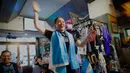 Lolosnya Argentina ke final Copa America 2024 disambut meriah oleh pendukungnya. (Kena Betancur/AFP)
