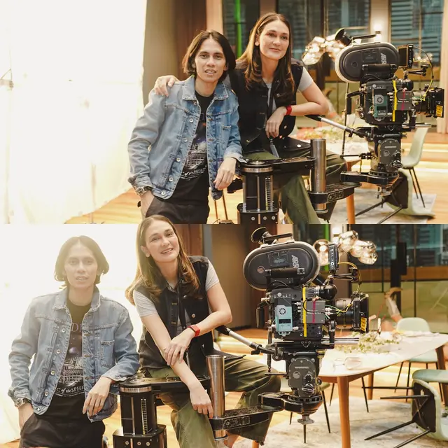 7 Potret Luna Maya Jadi Sutradara di Film Heartbreak Motel yang Tuai Sorotan