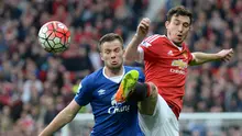 Matteo Darmian. Bek berusia 31 tahun ini didatangkan Manchester United dari Torino awal musim 2015/2016. Setelah 4 musim bersama Setan Merah dan tampil dalam 92 laga dengan mencetak 1 gol, ia hijrah ke Parma pada awal musim 2019/2020. (Foto: AFP/Oli Scarff)