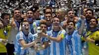 Argentina menjadi juara Piala Dunia Futsal 2016. (AFP/Luis Robayo)