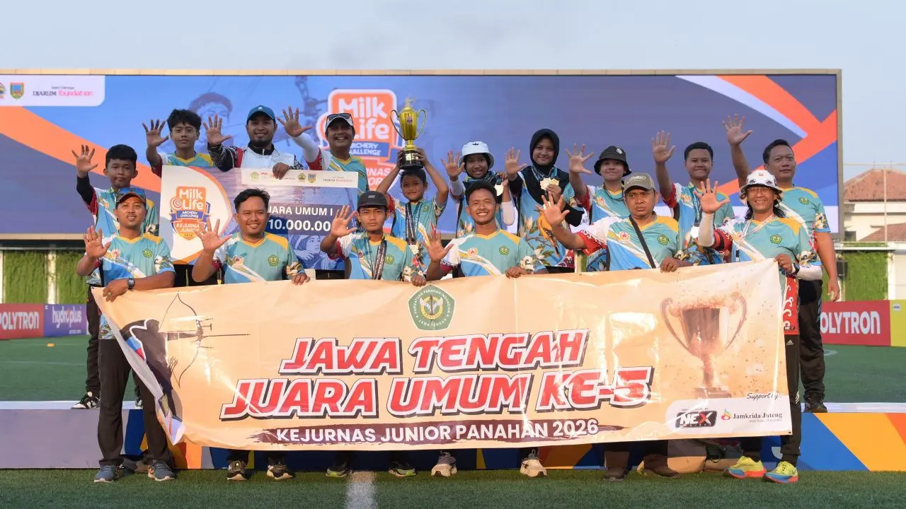 Tim Jawa Tengah di MilkLife Archery Challenge Kejurnas Junior 2026