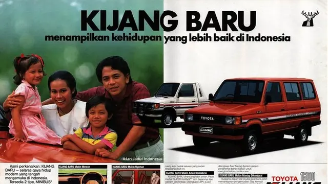 Iklan dan brosur Toyota Kijang di Indonesia.. ©2023 Merdeka.com