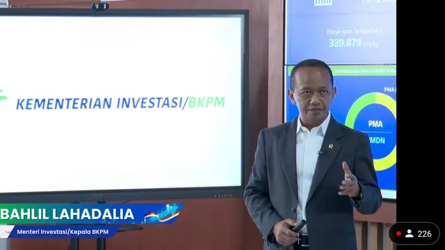 Menteri Investasi/kepala BKPM Bahlil Lahadalia