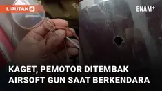 Insiden mengerikan dan tidak terduga dialami oleh seorang pemotor perempuan ini saat berkendara