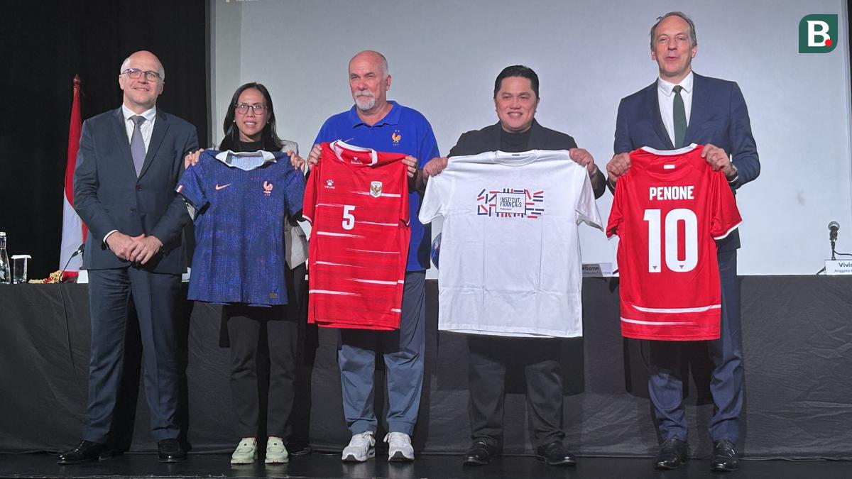 PSSI Kerja Sama dengan FFF, Erick Thohir Dukung Peluang Timnas Indonesia Uji Coba Melawan Prancis