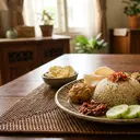 Resep Nasi Uduk Ayam Crispy Gurih dan Renyah Antigagal