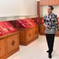 Presiden Joko Widodo atau Jokowi meresmikan Museum Keris di Solo, Jawa Tengah. (Biro Pers Istana)