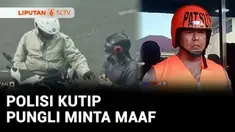 Seorang polisi menjalani pemeriksaan di Propam Polrestabes Medan, setelah videonya viral saat melakukan aksi pungli kepada wanita pengendara sepeda motor di Medan, Sumatra Utara. Usai diperiksa Propam, polisi itu akhirnya meminta maaf dan mengaku bar...