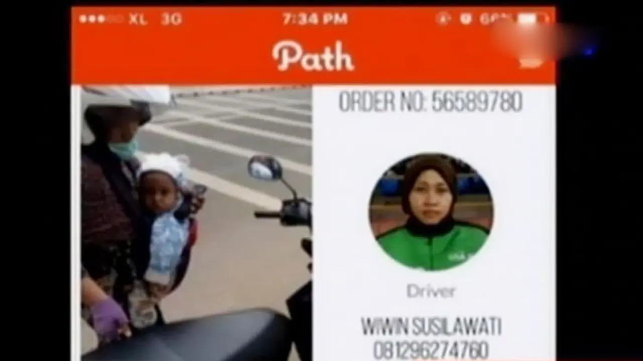 VIDEO: Ibu Ini Menjadi Ojek Sambil Gendong Anaknya