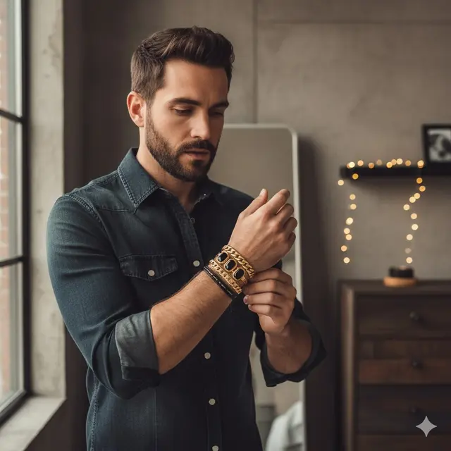 Tips Styling Gelang Figaro Onyx