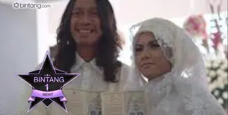 Aming dan Evelyn menikah pada 4 Juni 2016 di Bandung, Berita Pernikahan Aming dan Evelyn membuat masyarakat geger.