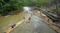 Arum Jeram Rakit Bambu. (Foto: Geopark Meratus)