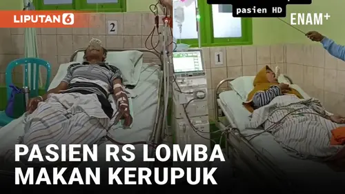 VIDEO: Viral Pasien Rumah Sakit Lomba Makan Kerupuk Sambil Berbaring Ditempat Tidur