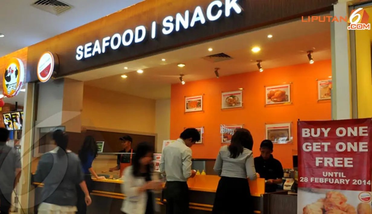 Didahului oleh Lotteria dan Kyonchon, kini telah hadir ke Indonesia Seafood Snack Haesanmul Gansig yang mengusung santapan berbahan dasar ikan laut (Liputan6.com/Andrian M Tunay)