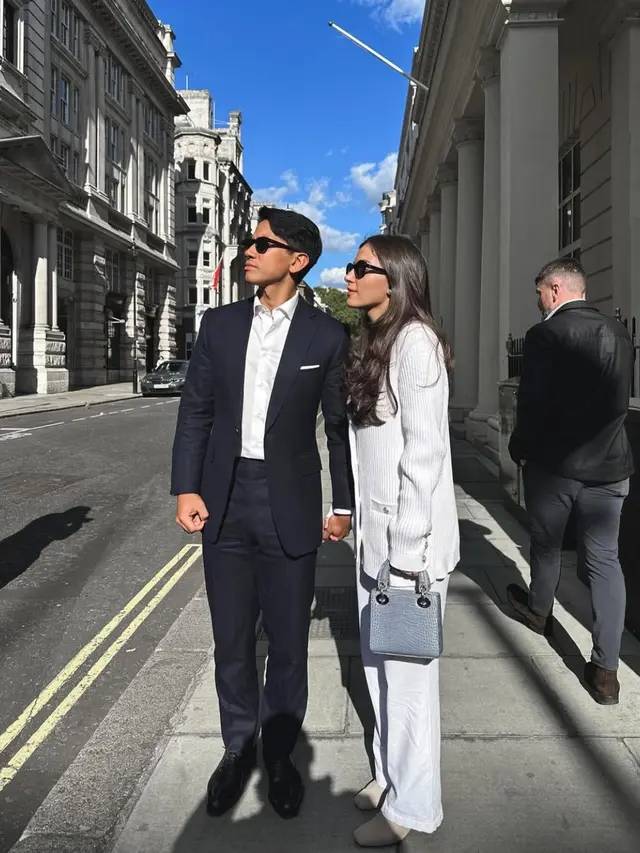 Prince Mateen dan Anisha Rosnah Rayakan Anniversary 1 Tahun Pernikahan, Pamer Pose Romantis (credit: instagram @tmski).