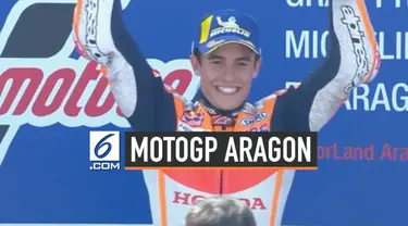 Marc Maquez tampil memukau di  sirkuit Motorland. Marquez sukses finis engan catatan waktu hampir 42 menit.